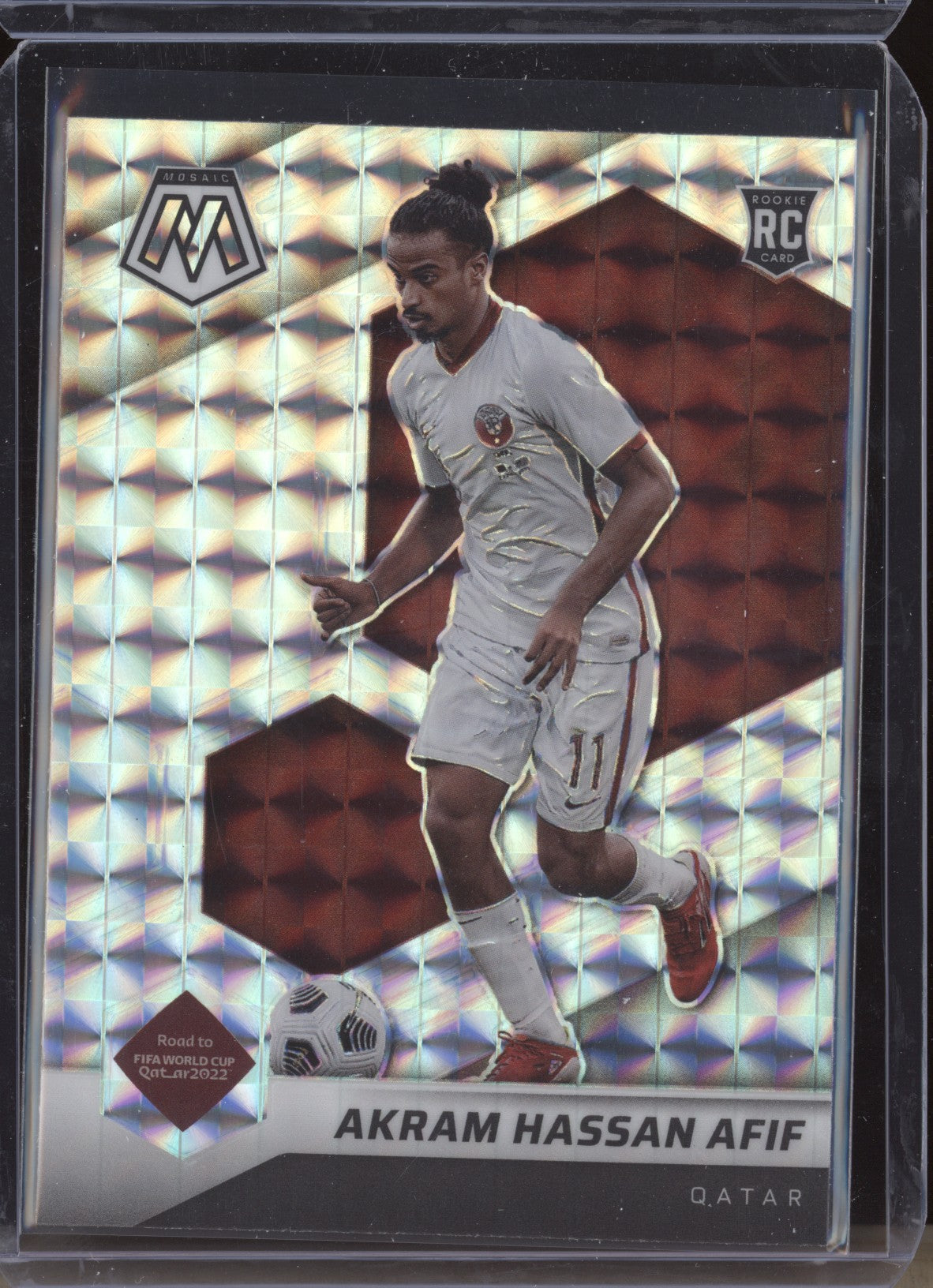 Akram Hassan Afif 2022 Panini Mosaic RTWC 70 Mosaic RC