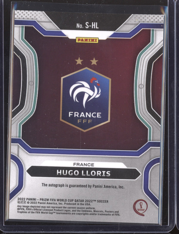 Hugo Lloris 2022 Panini Prizm World Cup  S-HL Signatures