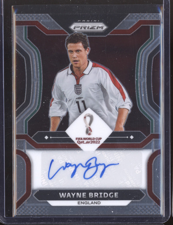 Wayne Bridge 2022 Panini Prizm World Cup  S-WB Signatures