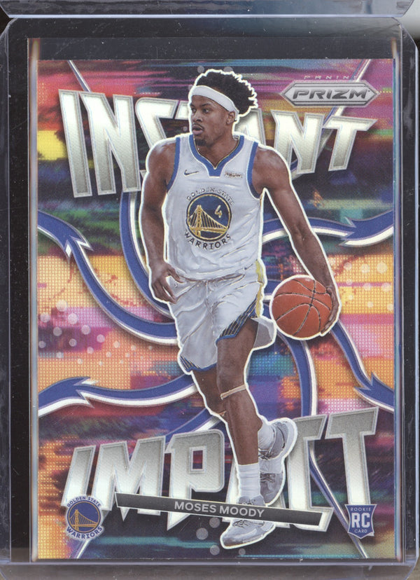 Moses Moody 2021-22 Panini Prizm 24 Instant Impact Silver RC