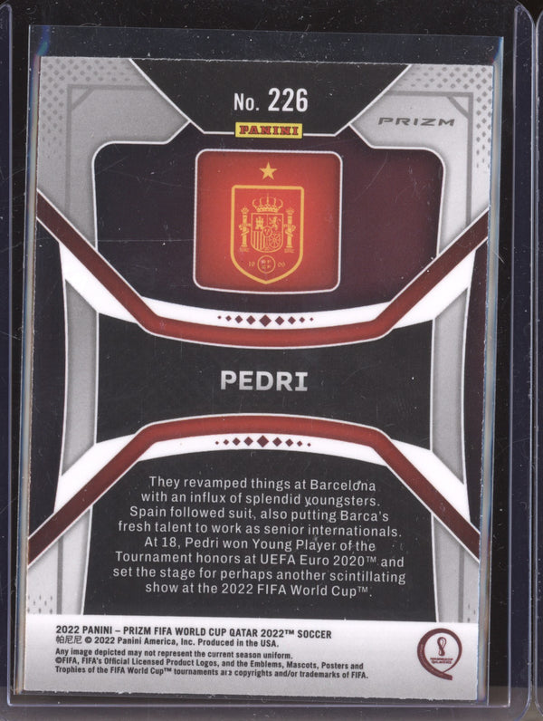 Pedri 2022 Panini Prizm World Cup  226 Hyper