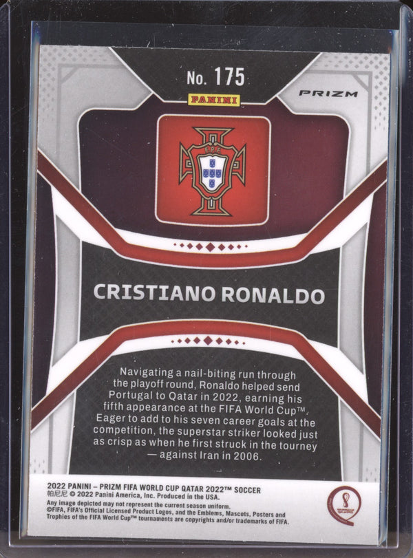 Cristiano Ronaldo 2022 Panini Prizm World Cup  175 Hyper