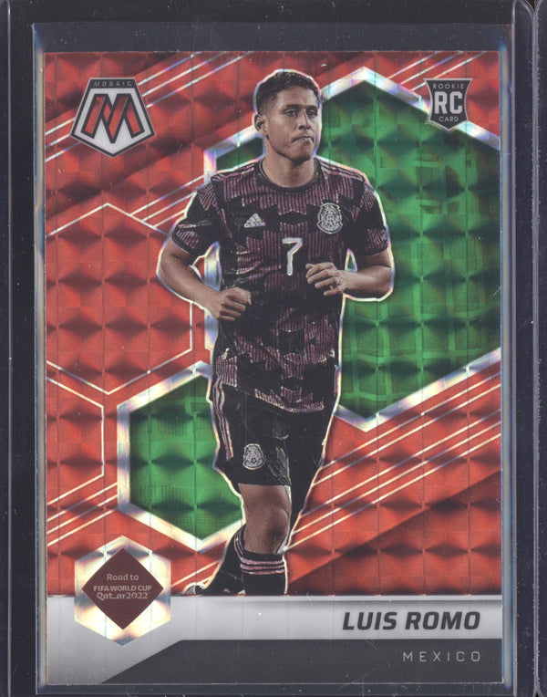 Luis Romo 2022 Panini Mosaic RTWC 23 Red RC