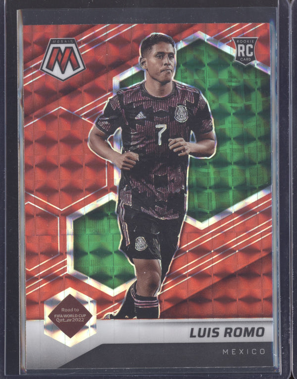 Luis Romo 2022 Panini Mosaic RTWC 23 Red RC