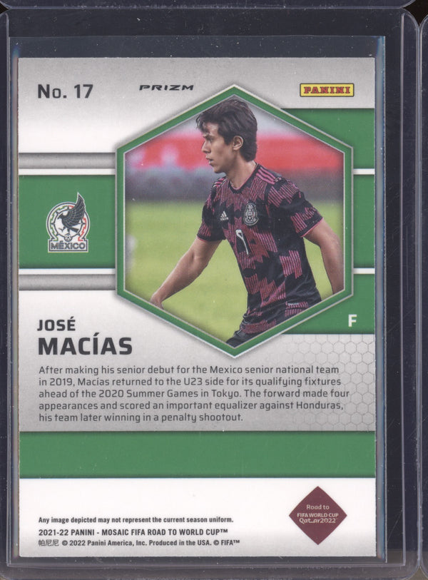 Jose Macias 2022 Panini Mosaic RTWC 17 Mosaic RC