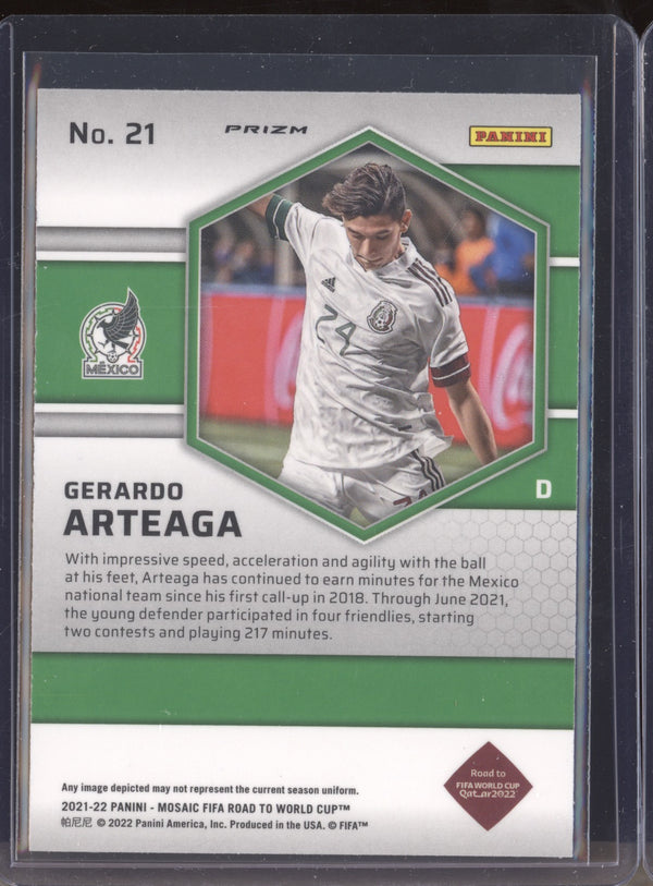 Gerardo Arteaga 2022 Panini Mosaic RTWC 21 Red RC