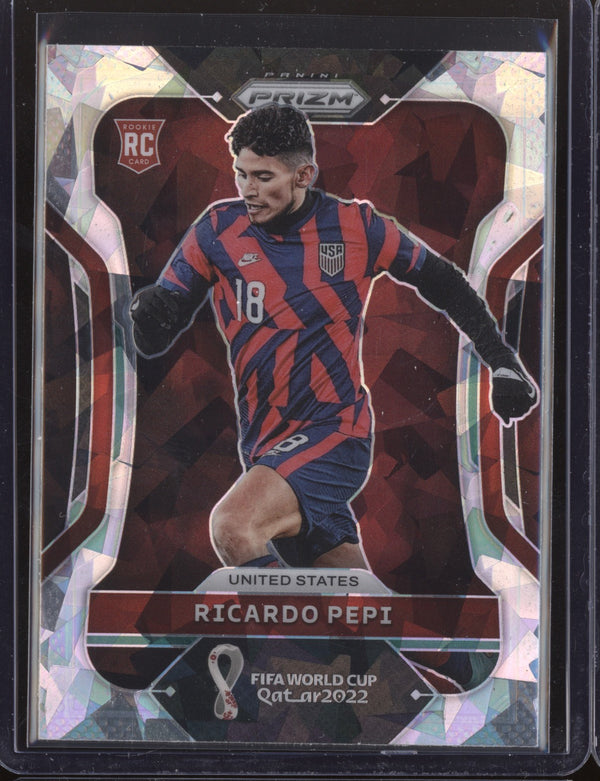 Ricardo Pepi 2022 Panini Prizm World Cup  205 Ice RC