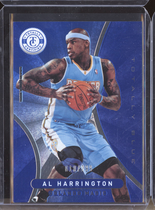 Al Harrington 2012-13 Panini Totally Certified  91 Totally Blue 10/299