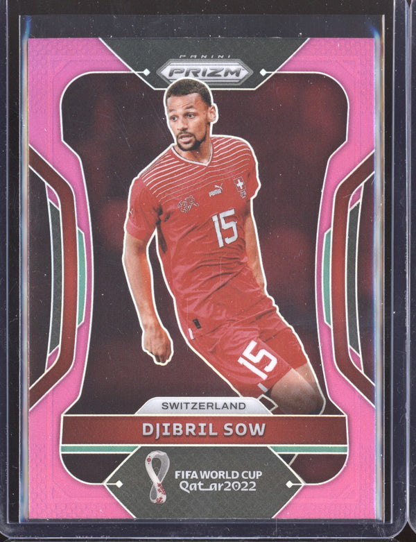 Djibril Sow 2022 Panini Prizm World Cup  265 Pink