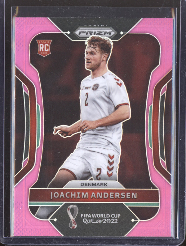 Joachim Andersen 2022 Panini Prizm World Cup  69 Pink RC