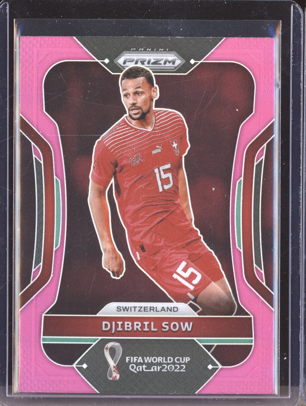 Djibril Sow 2022 Panini Prizm World Cup  265 Pink