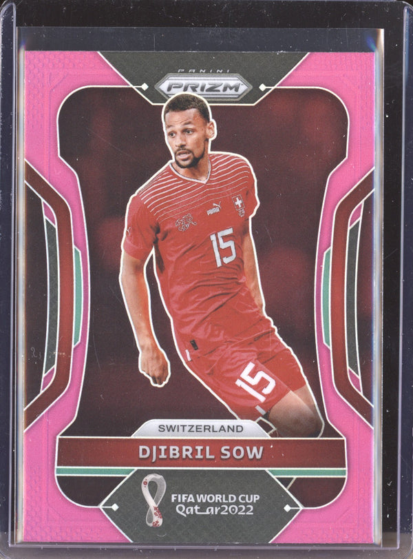 Djibril Sow 2022 Panini Prizm World Cup  265 Pink