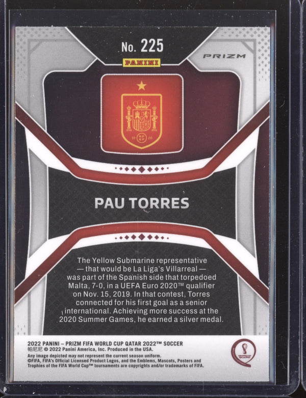 Pau Torres 2022 Panini Prizm World Cup  225 Pink