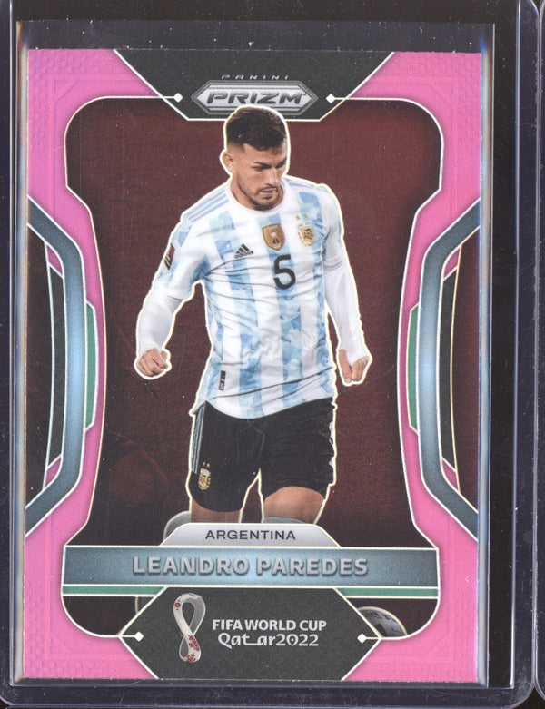 Leandro Paredes  2022 Panini Prizm World Cup  6 Pink