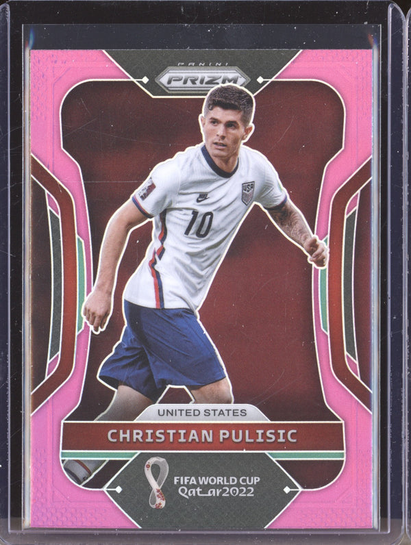 Christian Pulisic 2022 Panini Prizm World Cup  201 Pink