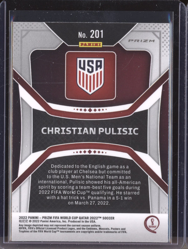 Christian Pulisic 2022 Panini Prizm World Cup  201 Pink