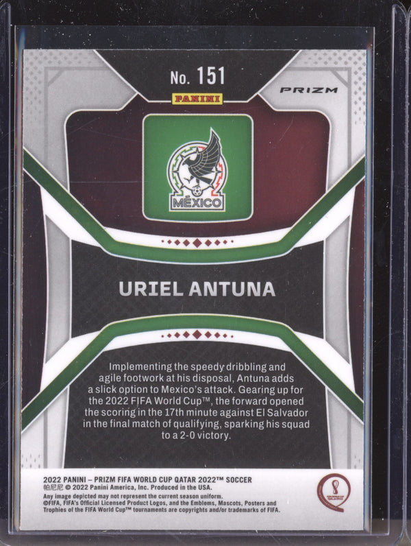 Uriel Antuna 2022 Panini Prizm World Cup  151 Hyper RC