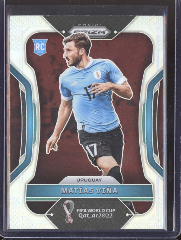 Matias Vina 2022 Panini Prizm World Cup  281 Silver RC