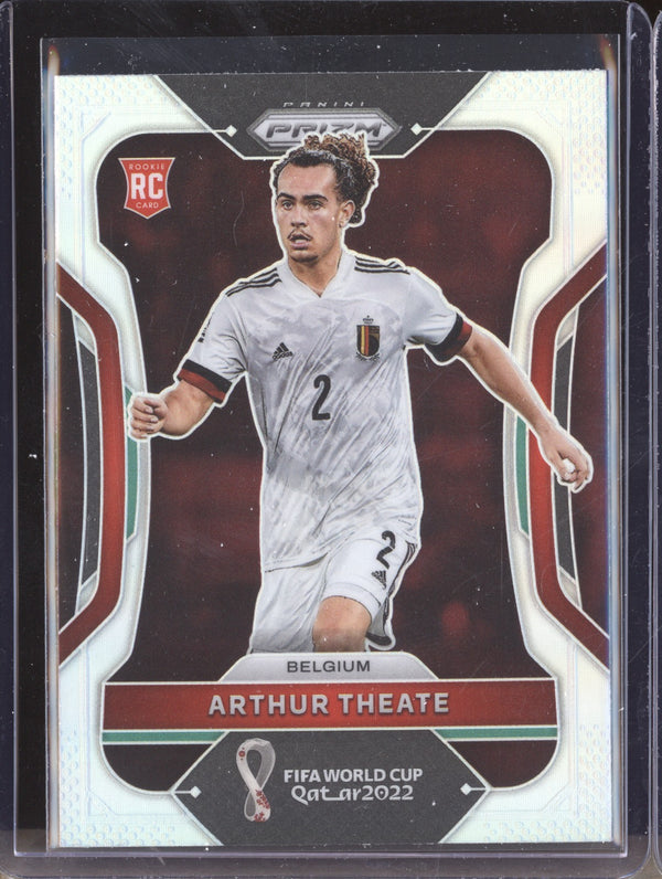 Arthur Theate 2022 Panini Prizm World Cup  14 Silver RC