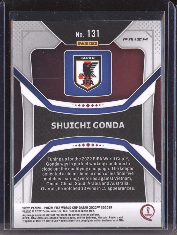 Shuichi Gonda 2022 Panini Prizm World Cup  131 Silver RC