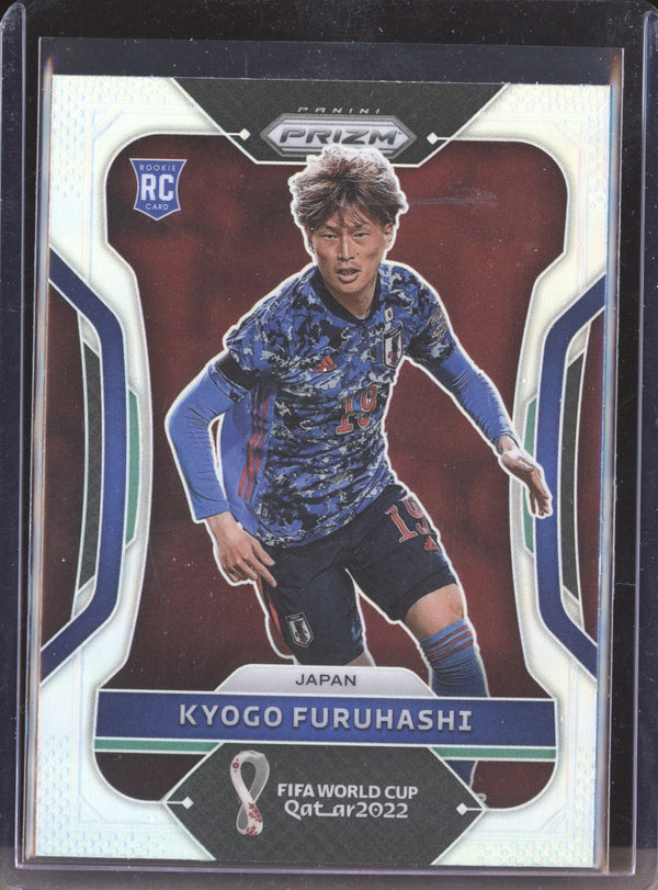 Kyogo Furuhashi 2022 Panini Prizm World Cup  128 Silver RC