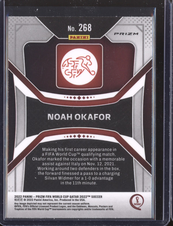 Noah Okafor 2022 Panini Prizm World Cup  268 Silver RC