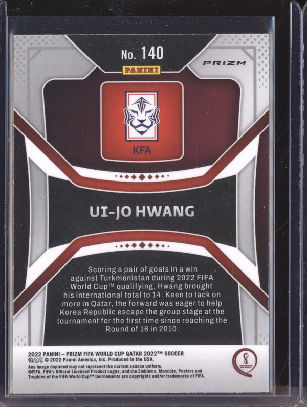 Ui-Jo Hwang 2022 Panini Prizm World Cup  140 Silver RC