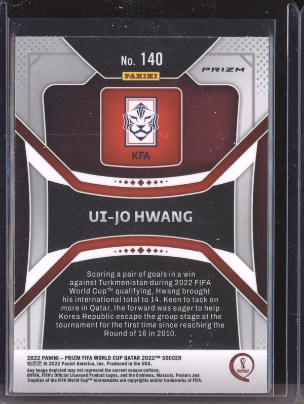 Ui-Jo Hwang 2022 Panini Prizm World Cup  140 Silver RC