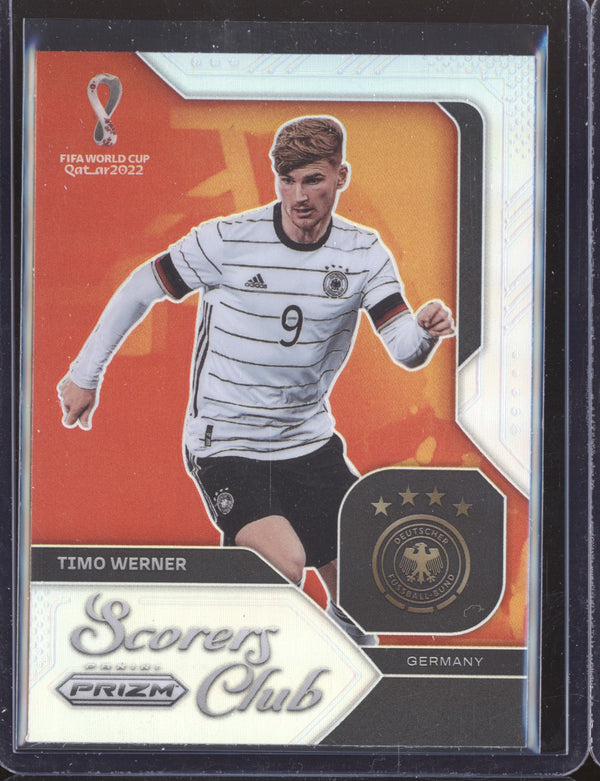 Timo Werner 2022 Panini Prizm World Cup  11 Silver Scorers Club