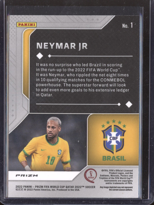 Neymar Jr 2022 Panini Prizm World Cup  1 Silver Scorers Club