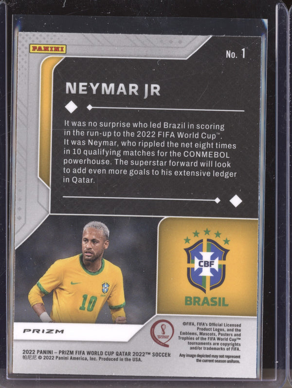 Neymar Jr 2022 Panini Prizm World Cup  1 Silver Scorers Club