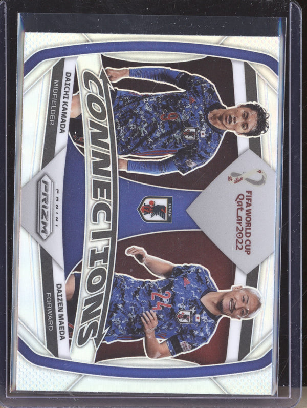 Kamada / Maeda 2022 Panini Prizm World Cup  15 Connections Silver