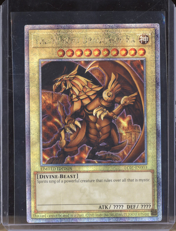 The Winged Dragon of Ra 2023 Yu-Gi-Oh Legendary Collection 25th Anniversary Edition LC01-EN003 Quarter Century Secret Rare