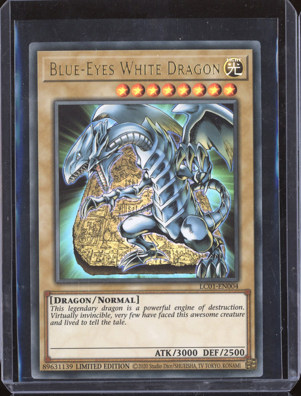 Blue-Eyes White Dragon 2023 Yu-Gi-Oh Legendary Collection 25th Anniversary Edition LC01-EN004 Ultra Rare