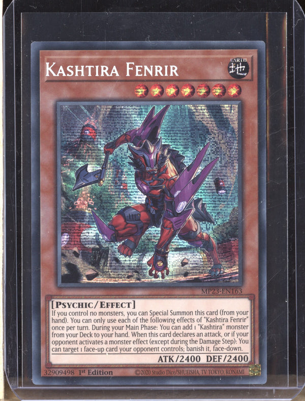 Kashtira Fenrir 2023 Yu-Gi-Oh 25th Anniversary Tin: Duelling Heroes Mega Pack MP23-EN163 Prismatic Secret Rare