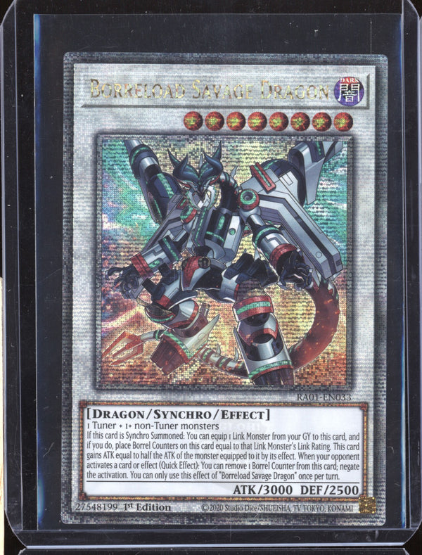 Borreload Savage Dragon 2023 Yu-Gi-Oh 25th Anniversary Rarity Collection RA01-EN033 Quarter Century Secret Rare