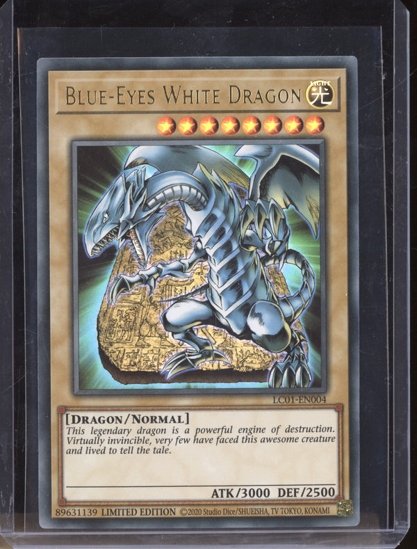 Blue-Eyes White Dragon 2023 Yu-Gi-Oh Legendary Collection 25th Anniversary Edition LC01-EN004 Ultra Rare