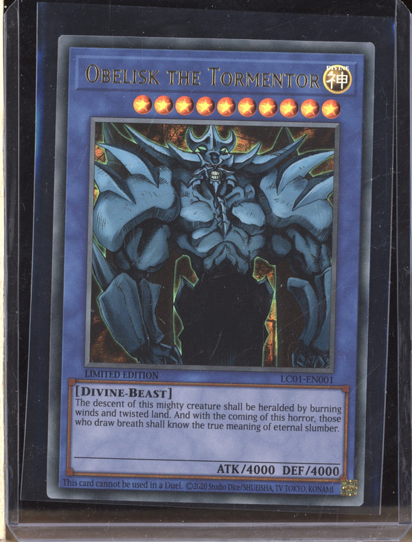 Obelisk the Tormentor 2023 Yu-Gi-Oh Legendary Collection 25th Anniversary Edition LC01-EN001 Ultra Rare