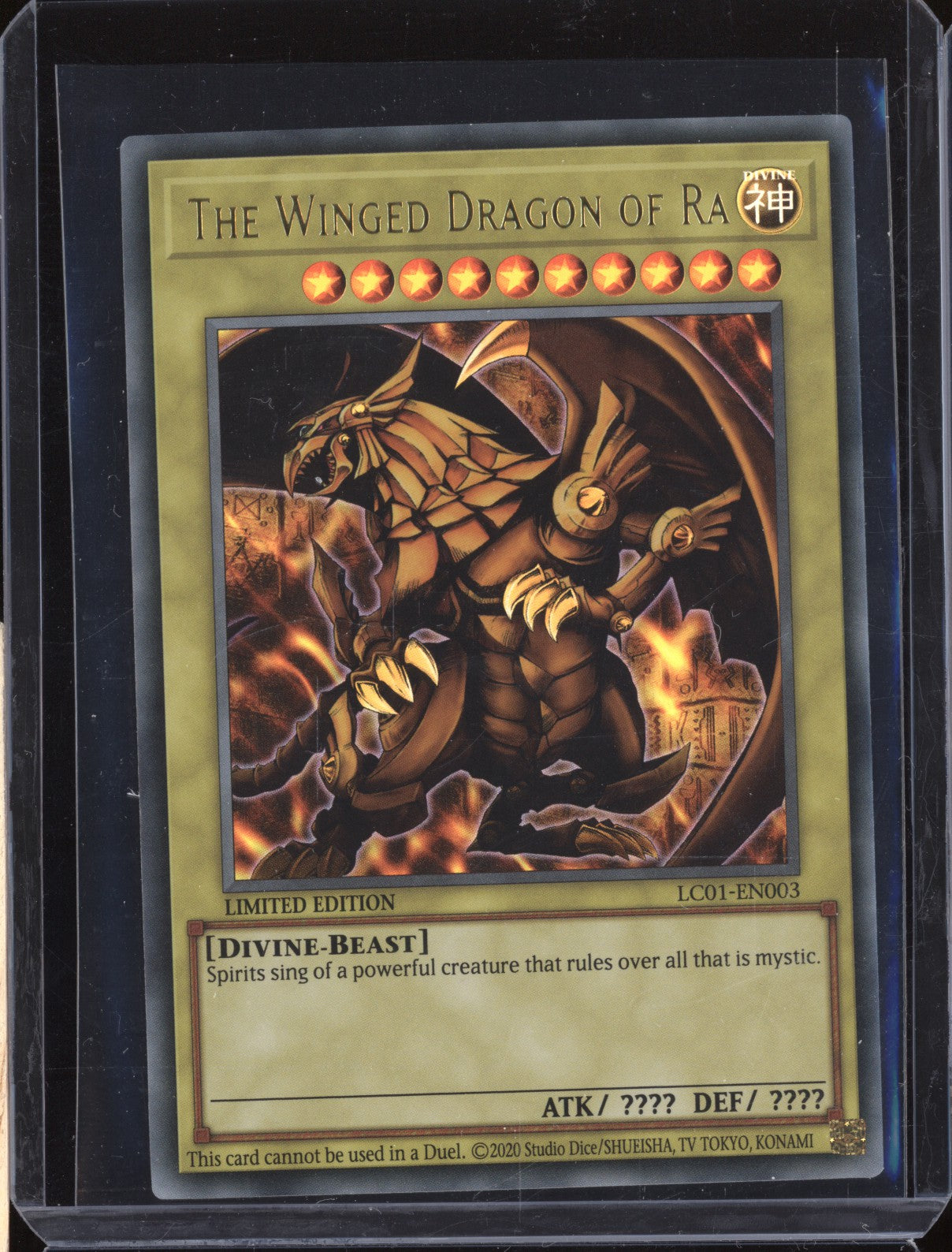 The Winged Dragon of Ra 2023 Yu-Gi-Oh Legendary Collection 25th Anniversary Edition LC01-EN003 Ultra Rare