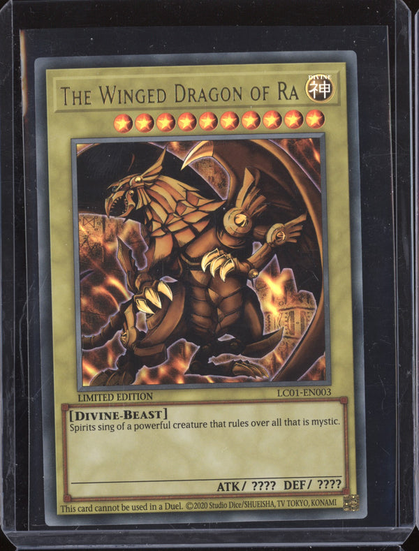 The Winged Dragon of Ra 2023 Yu-Gi-Oh Legendary Collection 25th Anniversary Edition LC01-EN003 Ultra Rare