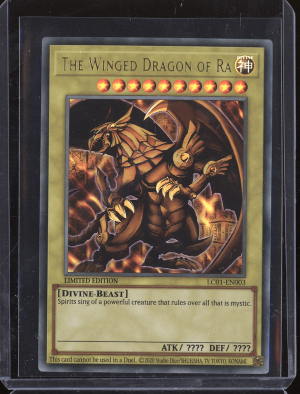 The Winged Dragon of Ra 2023 Yu-Gi-Oh Legendary Collection 25th Anniversary Edition LC01-EN003 Ultra Rare