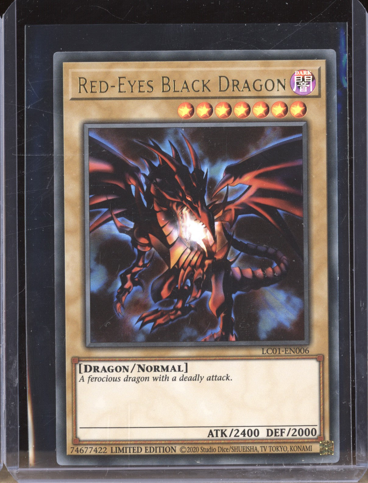 Red-Eyes Black Dragon 2023 Yu-Gi-Oh Legendary Collection 25th Anniversary Edition LC01-EN006 Ultra Rare